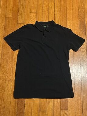 BOSS Green Label Black Short Sleeve Polo Men’s L